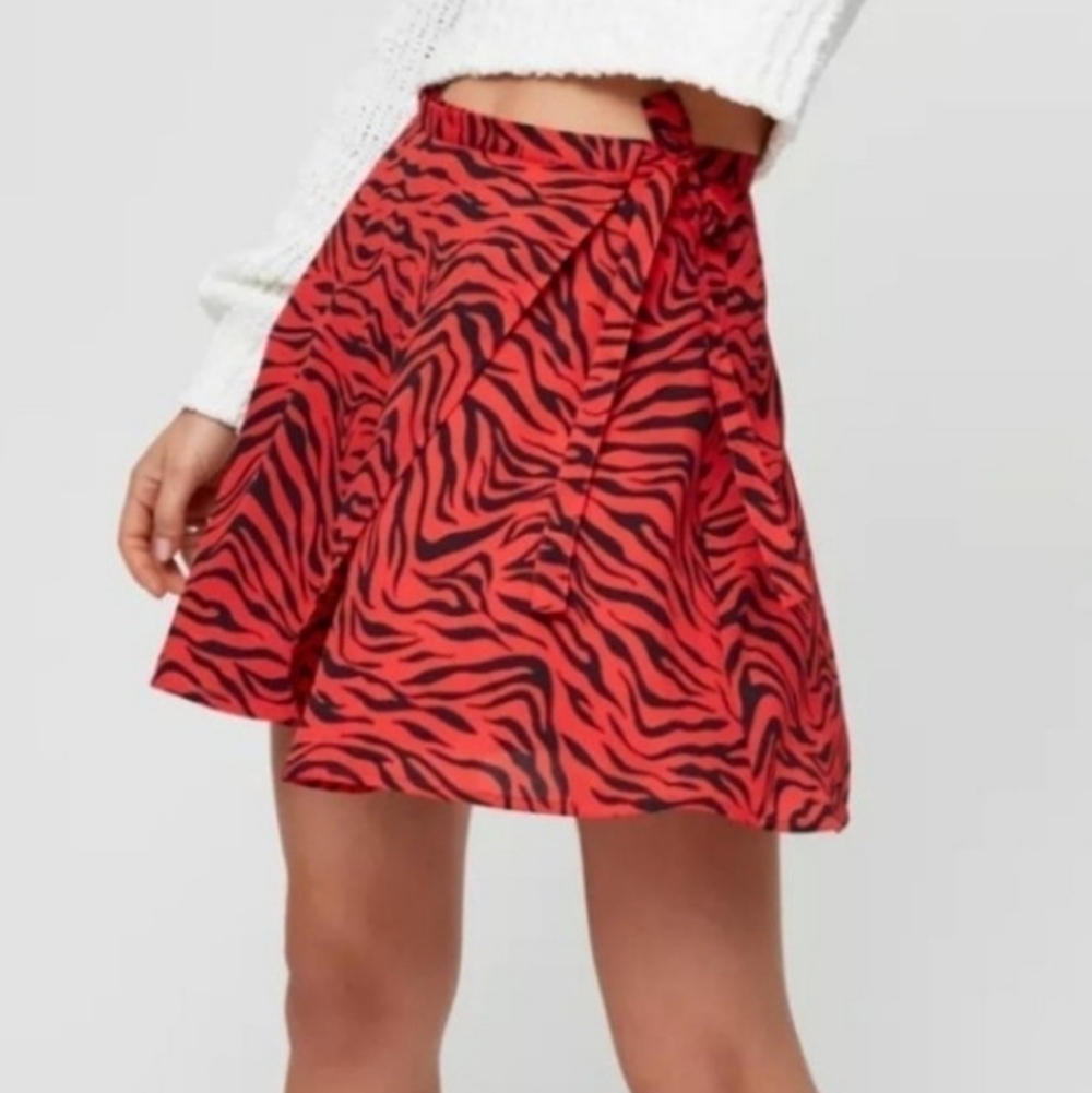 Sunday Best Aritzia Ariel Mini Wrap Skirt
